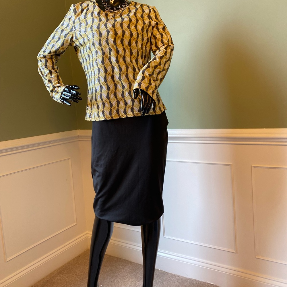 Ideology Pattern Blouse - image 1